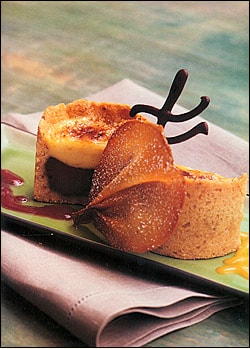 Chocolate and Galangal Crème Brûlée